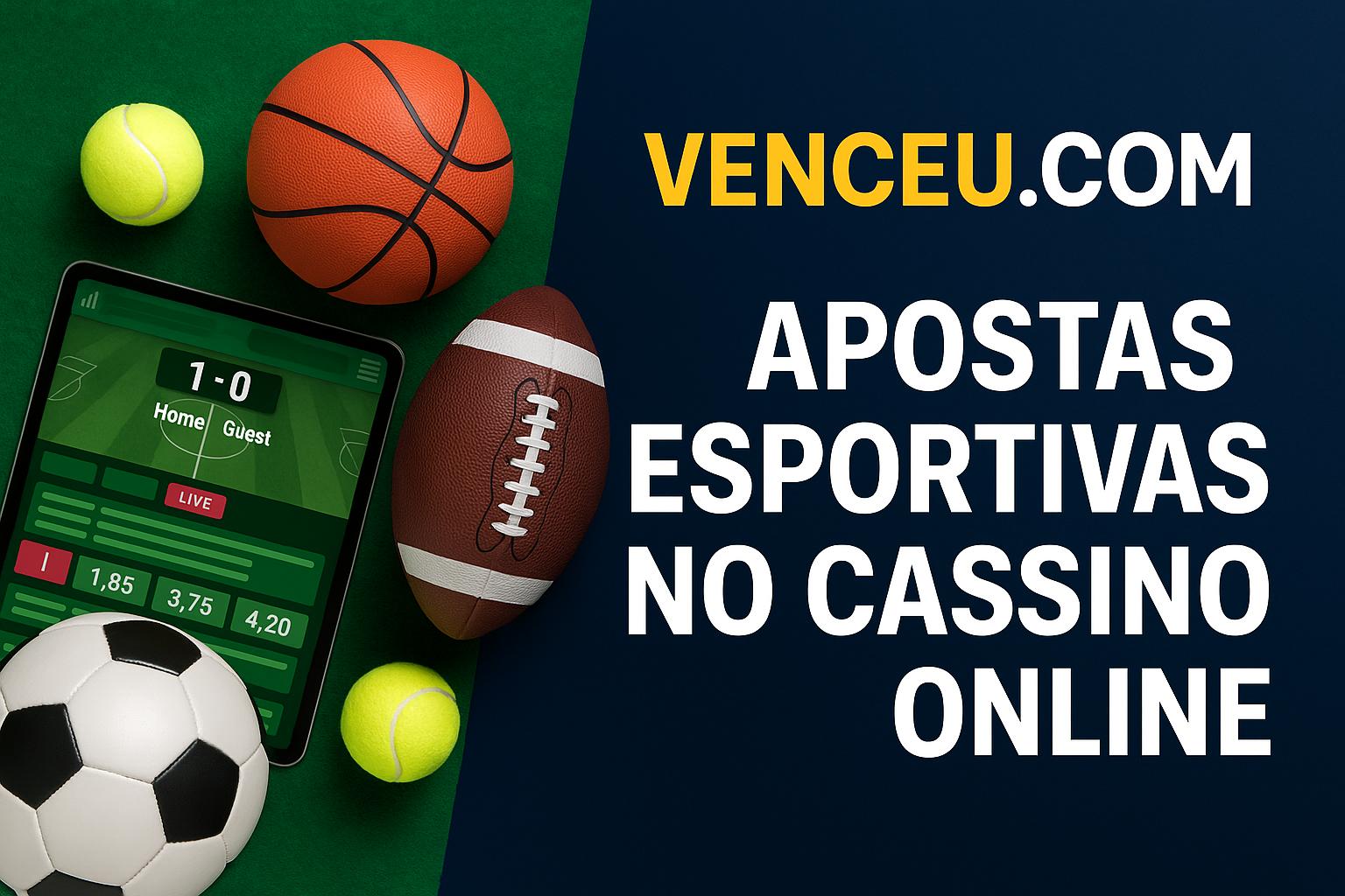 Aposte em apostas esportivas no cassino online VENCEU.COM  