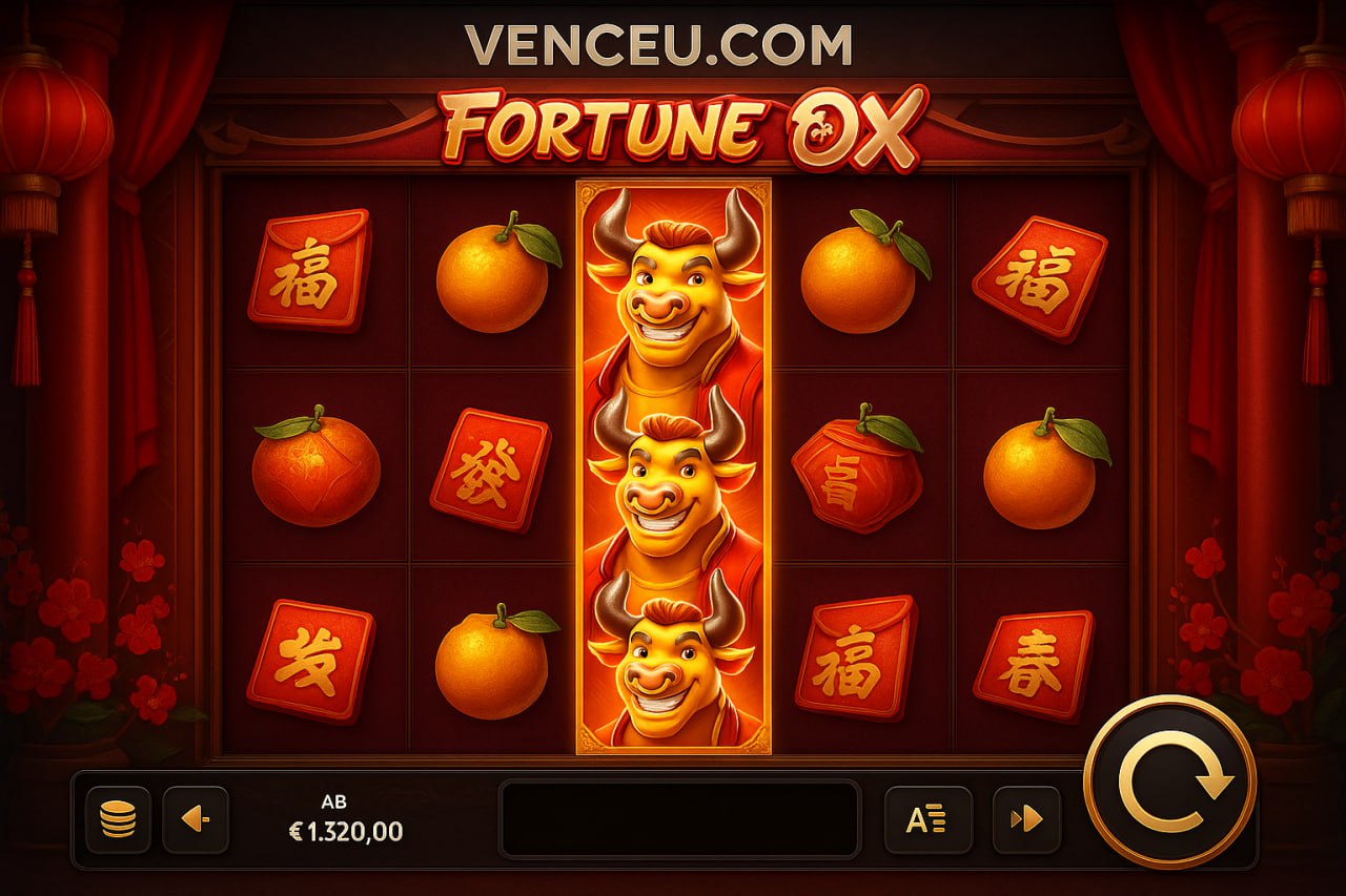 Fortune Ox no VENCEU.COM - Aposte Agora e Reivindique Seus Ganhos