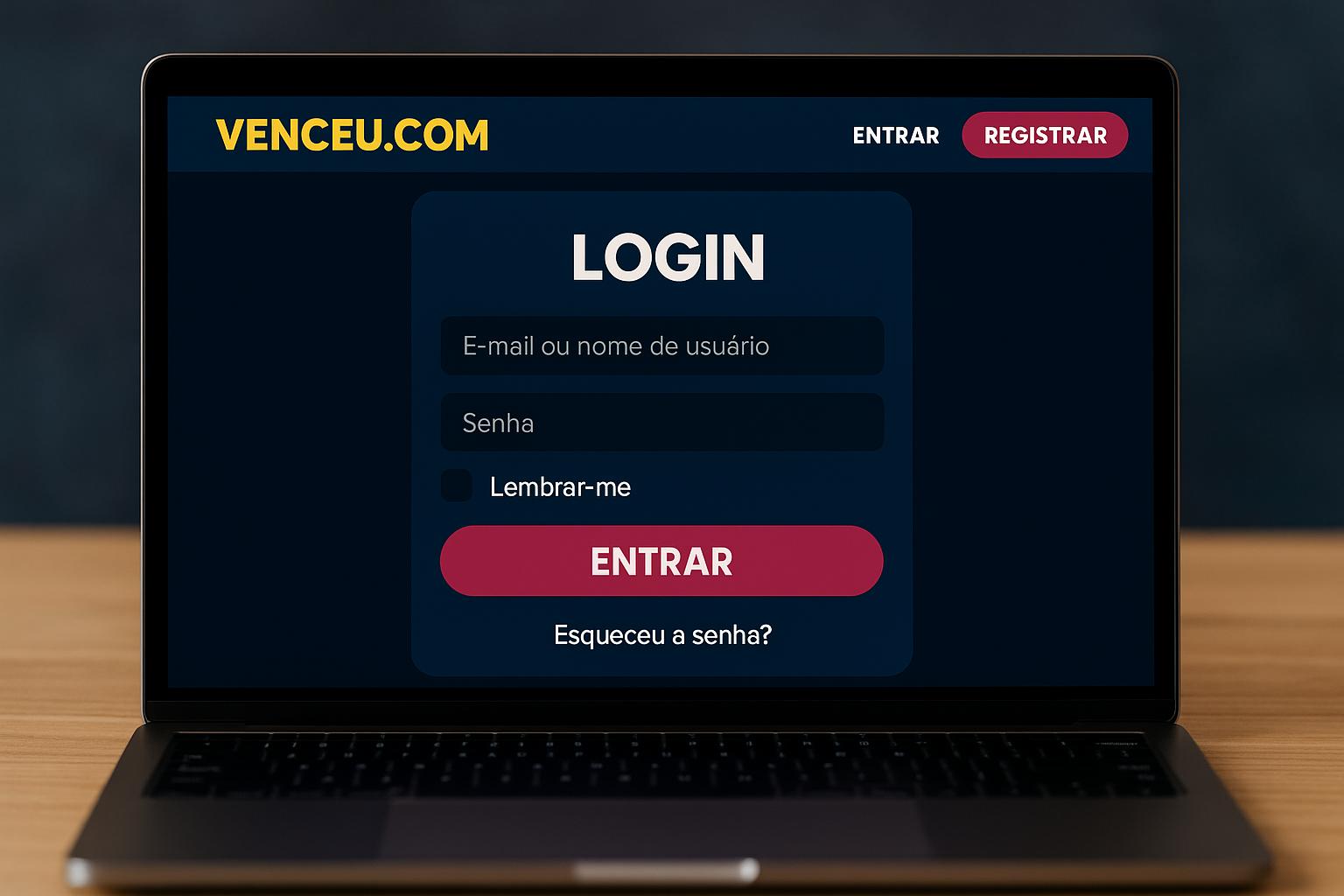 Não Perca tempo, o rRgistro na site VENCEU.COM