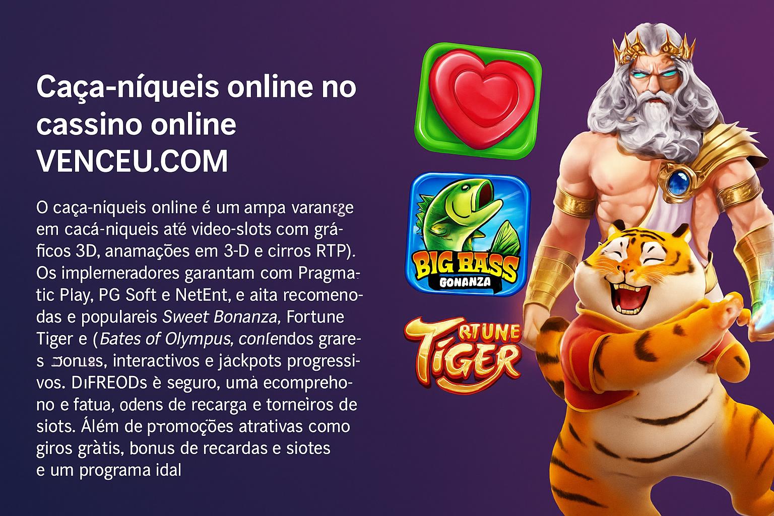 Explore o mundo das slot machines no VENCEU.COM Casino